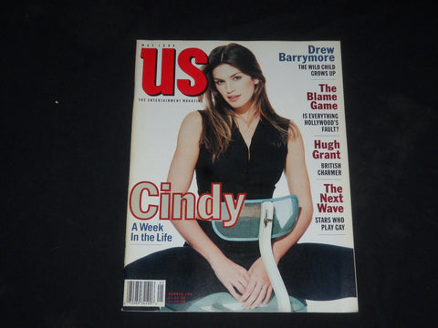 1994 MAY US MAGAZINE - CINDY CRAWFORD COVER - SP 8662