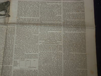 1847 MAY 1 MASSACHUSETTS PLOUGHMAN NEWSPAPER - TAYLOR - BUENA VISTA - NP 5146