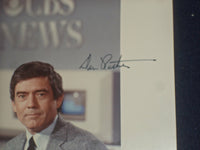 DAN RATHER AUTOGRAPHED PHOTOGRAPH - J 6043