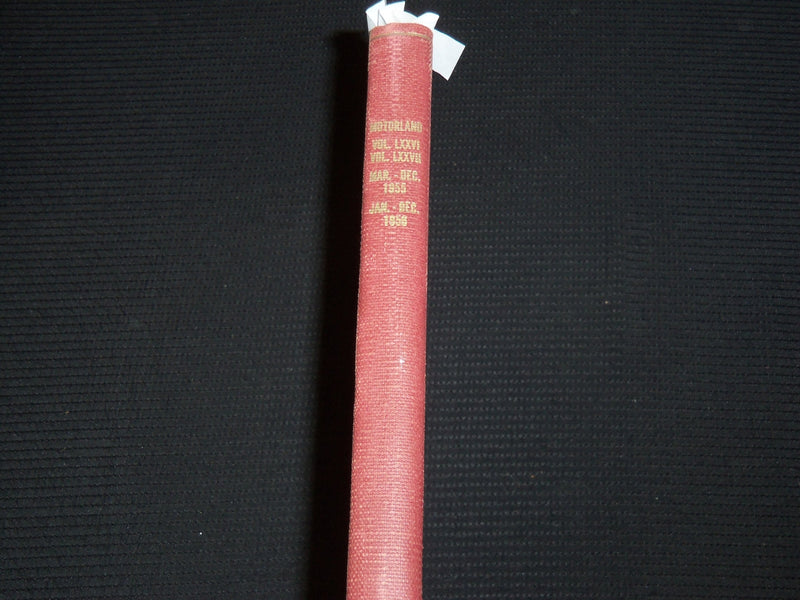 1955-1956 THE MOTOR LAND MAGAZINE BOUND VOLUME - 11 ISSUES - KD 705E