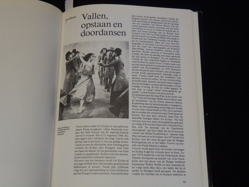 1987 NEDERLANDS DANS THEATRE COOS VERSTEEG HARDCOVER BOOK - DUTCH - KD 5981Q