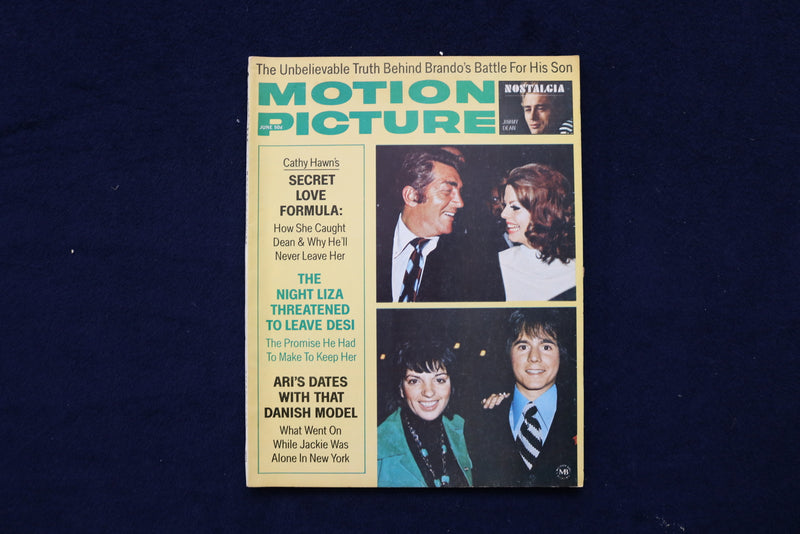 1972 JUNE MOTION PICTURE MAGAZINE - DEAN MARTIN-LIZA MINNELLI COVER - E 19214