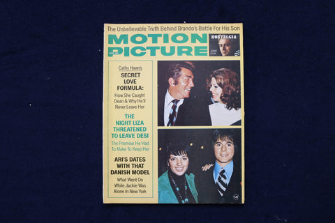 1972 JUNE MOTION PICTURE MAGAZINE - DEAN MARTIN-LIZA MINNELLI COVER - E 19214