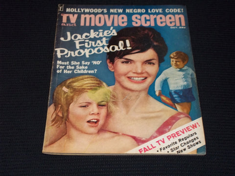 1964 OCTOBER TV & MOVIE SCREEN MAGAZINE - JACKIE & CAROLINE KENNEDY - E 15698