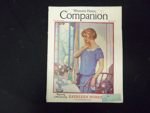 1929 FEBRUARY WOMAN'S HOME COMPANION MAGAZINE- ILLUSTRATIONS STORIES ADS-ST 3856