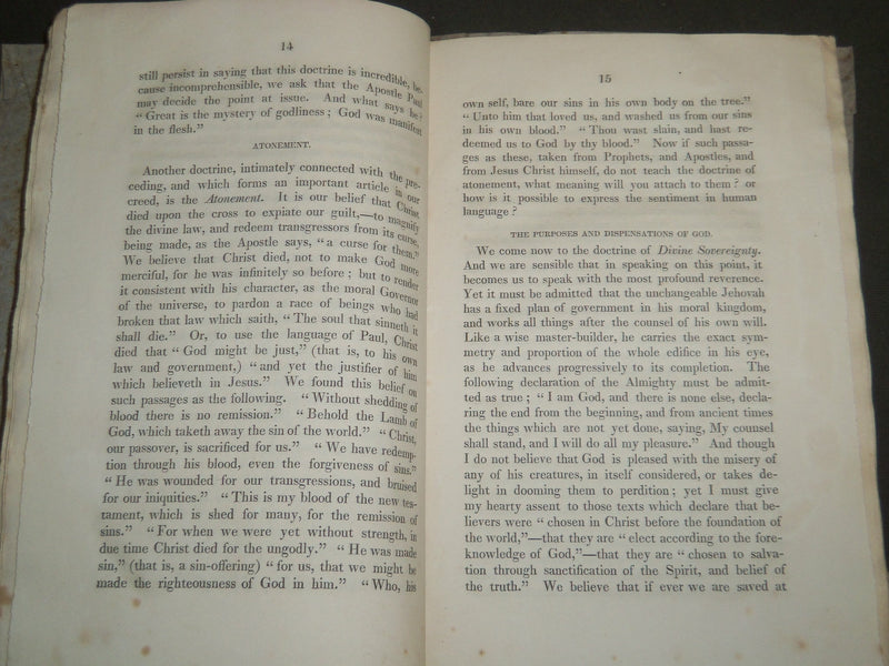 1829 J. H. FAIRCHILD SERMON - SOUTH BOSTON BOOK - EVANGELICAL CHURCH - J 4686
