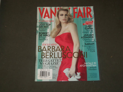 2011 JANUARY 5 VANITY FAIR MAGAZINE - BARBARA BERLUSCONI - ITALY EDITION- B 2525