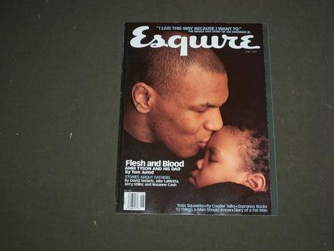 1999 JUNE ESQUIRE MAGAZINE - MIKE TYSON & SON AMIR COVER - B 4367