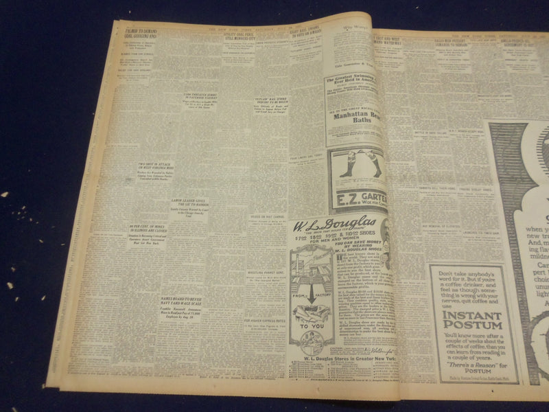 1920 JULY 24 NEW YORK TIMES - RESOLUTE WINS CUP TO BE DECIDED TODAY - NT 9339