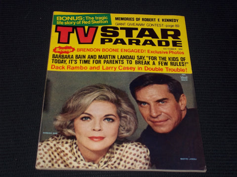 1968 OCTOBER TV STAR PARADE MAGAZINE - MARTIN LANDAU BARBARA BAIN - E 14062