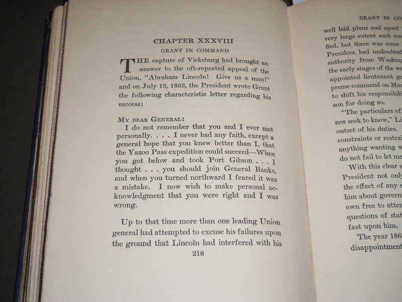 1928 LINCOLN-EMANCIPATOR OF THE NATION BY FREDERICK TREVOR HILL BOOK - KD 4420
