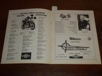 1964 MOTOR CYCLE RACES HOLIDAY CLASSIC PROGRAM - READING FAIRGROUNDS - K 1110