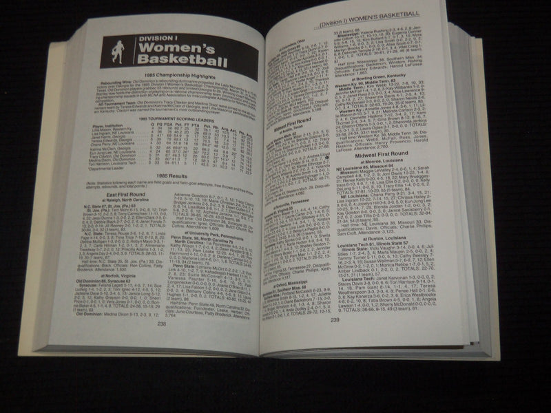 1971-1985 NATIONAL COLLEGIATE CHAMPIONSHIPS GUIDES LOT OF 3 - O 3794