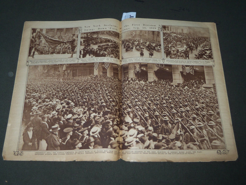 1919 SEPTEMBER 18 MID-WEEK PICTORIAL MAGAZINE SECTION - GENERAL PERSHING- J 3256
