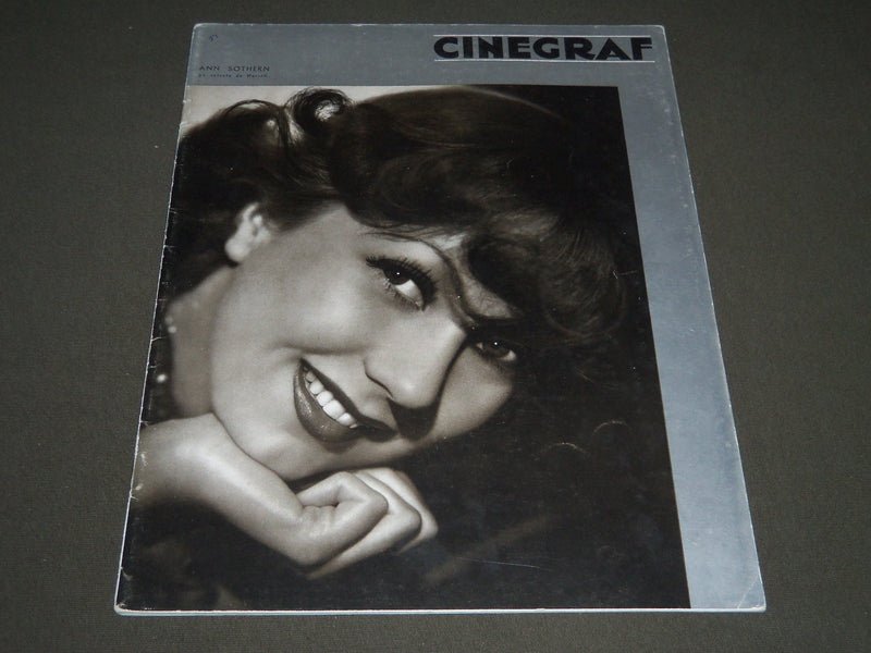 1936 JULY CINEGRAF SPANISH MAGAZINE - ANN SOTHERN COVER - ST 5176