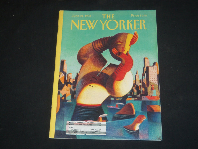 1993 JUNE 21 THE NEW YORKER MAGAZINE - ILLUSTRATED COVER - NY 1589