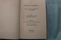 1955 FOR ALL ETERNITY HARDCOVER BOOK BY N. A. WOYCHUK - KD 9629