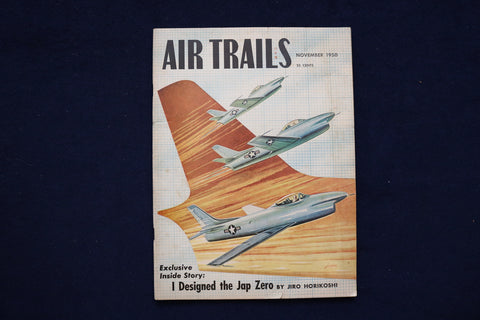 1950 NOVEMBER AIR TRAILS MAGAZINE - YF-86D COVER - E 11420