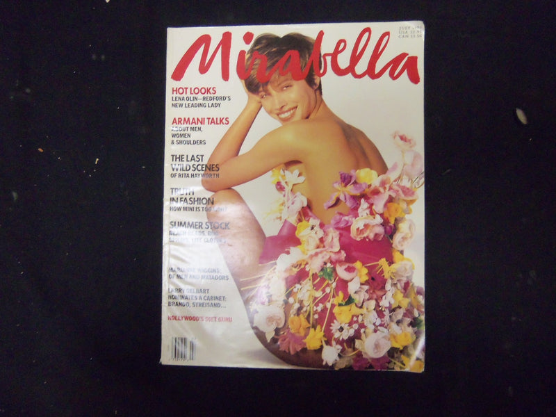 1990 JULY MIRABELLA MAGAZINE - ISSUE #14 - CHRISTY TURLINGTON COVER - ST 4256