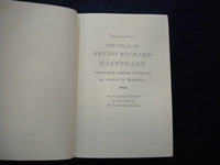 1989 THE TRIAL OF BRUNO RICHARD HAUPTMANN HARDCOVER BOOK-SPECIAL EDITION-KD 8045