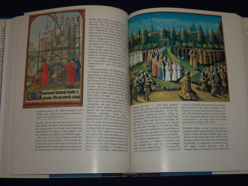 1984 HERITAGE CIVILIZATION AND THE JEWS BOOK BY ABBA EBAN - PRINTS - KD 2697