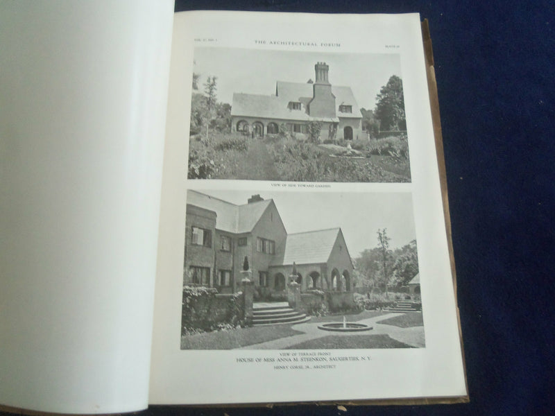 1917 SEPTEMBER THE ARCHITECTURAL FORUM MAGAZINE - PHOTOS, STORIES & ADS- ST 7298