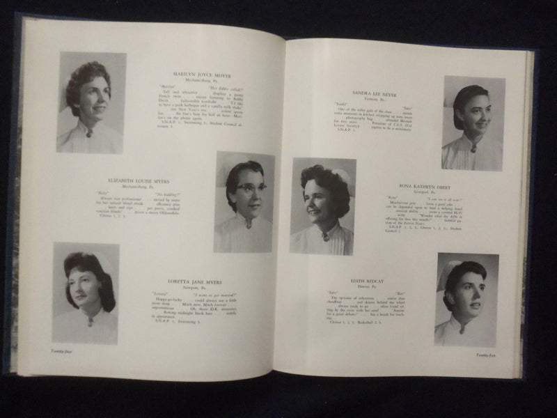 1960 THE REFLECTOR HARRISBURG HOSPITAL SCHOOL OF NURSING YEARBOOK - YB 3329