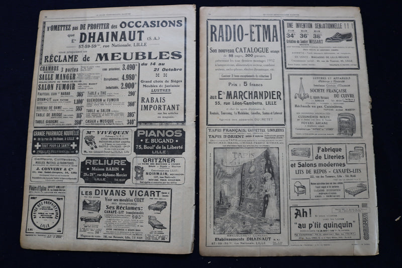 1931 LE GRAND HEBDOMADAIRE ILLUSTRE MAGAZINE - FRENCH - LOT OF 6 - O 3658