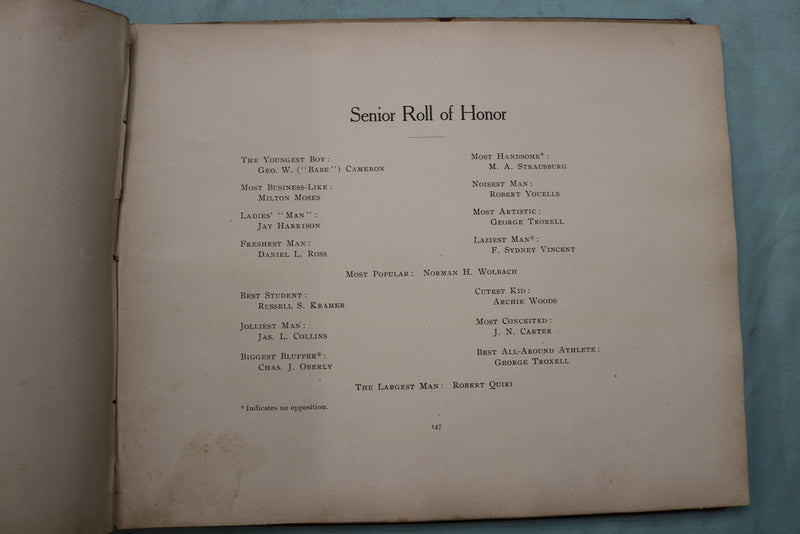 1912 THE RECHAUFFE EASTON HIGH SCHOOL YEARBOOK - EASTON, PENNSYLVANIA - YB 3544