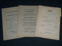 1898 GIACOMO PUCCINI LIBRETTOS PROGRAM LOT OF 3 - LA BOHEME - SCHICCHI - J 4089