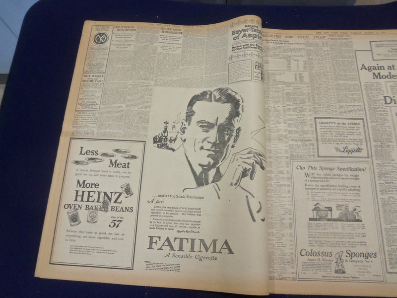 1919 MARCH 11 NEW YORK TIMES - WAR COUNCIL STIFFENS TERMS TO BERLIN - NT 9271