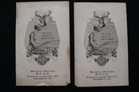 1903-1928 B.P.O. OF ELKS MEMORIAL PROGRAMS - LOT OF 17 - K 3052