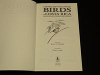 1996 BIRDS OF COSTA RICA SOFTCOVER BOOK BY TRAVEL & SITE GUIDE - KD 7756