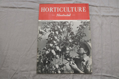 1946 OCT 15 HORTICULTURE ILLUSTRATED MAGAZINE - NICE SCENERY COVER - ST 1014N