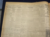 1918 MAY 16 NEW YORK TIMES - SENATE WAR INQUIRY MODIFIED BY WILSON - NT 8182