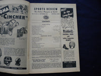 1954 SPORTS REVIEW FOOTBALL MAGAZINE - COLLEGE AND PRO ISSUE - B 439M