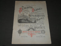 1889 NOVEMBER 20 THE BUILDING BUDGET MAGAZINE - EXTRA EDITION - J 2750