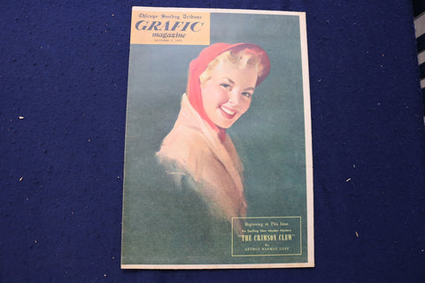 1952 OCTOBER 5 GRAFIC MAGAZINE - YVONNE DECARLO ARTICLE AND PHOTO - E 23047
