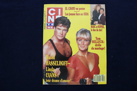 1987 DEC 10 CINE TELE REVUE MAGAZINE - D. HASSELHOFF-LINDA EVANS COVER - E 12023