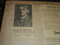 1908 NOV 3 THE BOSTON HERALD - INDICATIONS POINT TO TAFT WITH 304 VOTES - BH 240