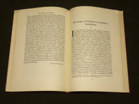 1950 THE PLACE OF THE LIBRARY IN A HARVARD UNIVERSITY - A CONFERENCE - KD 6246