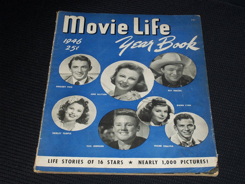 1946 #3 MOVIE LIFE YEARBOOK MAGAZINE - SHIRLEY TEMPLE FRONT COVER - E 1313
