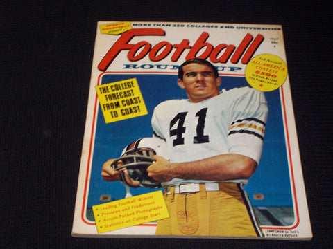 1967 FOOTBALL ROUNDUP MAGAZINE - LENNY SNOW - E 7881
