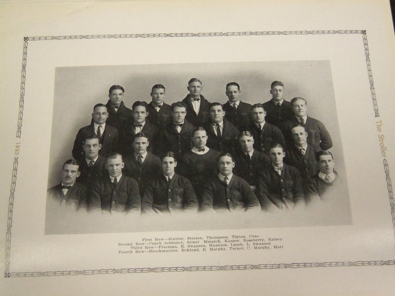 1925 THE STROLLER LOMBARD COLLEGE YEARBOOK - GALESBURG ILLINOIS - PHOTOS- YB 895