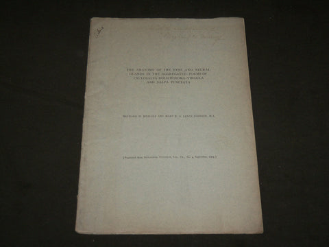 1905 ANATOMY OF EYES AND NEURAL GLANDS BOOK BY METCALF - J 7125