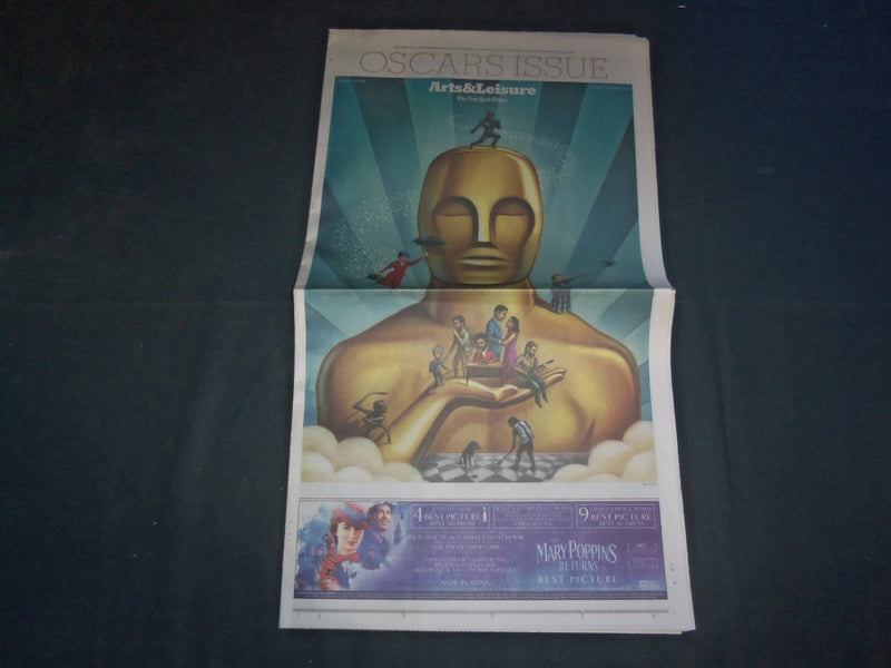 2019 JANUARY 6 NEW YORK TIMES ARTS & LEISURE SECTION - OSCARS ISSUE - NP 4026