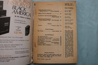 1974 JANUARY BLACK WORLD MAGAZINE - ANNUAL LITERARY AWARDS - K 3359
