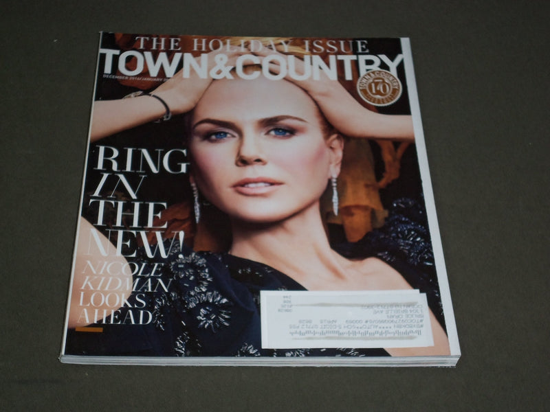 2016 DECEMBER/2017 JANUARY TOWN & COUNTRY MAGAZINE- NICOLE KIDMAN COVER -SP 2736