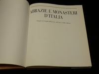 1996 ABBAZIE E MONASTERI D'ITALIA HARDCOVER BOOK - ITALIAN TEXT - R 718F