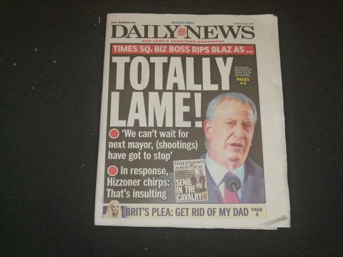 2021 JULY 15 NEW YORK DAILY NEWS NEWSPAPER - BRITNEY SPEARS: GET RID OF MY DAD